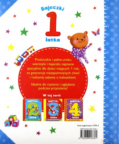 Bajeczki 1-latka. Rymowanki i bajeczki do zabawy [KSIĄŻKA]