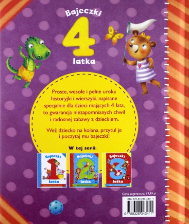 Bajeczki 4-latka. Rymowanki i bajeczki [KSIĄŻKA]