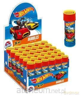 Bańki mydlane Hot Wheels 55 ml (36 szt)