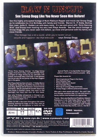 Bigg Snoop Dogg: Raw N Uncut [DVD]