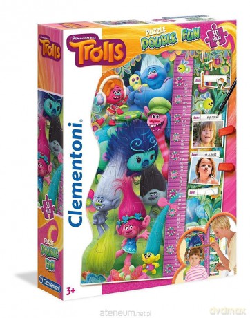 CLEMENTONI 30 el. Maxi Double Fun Trolle [PUZZLE]