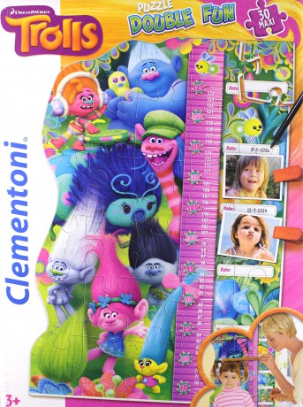 CLEMENTONI 30 el. Maxi Double Fun Trolle [PUZZLE]