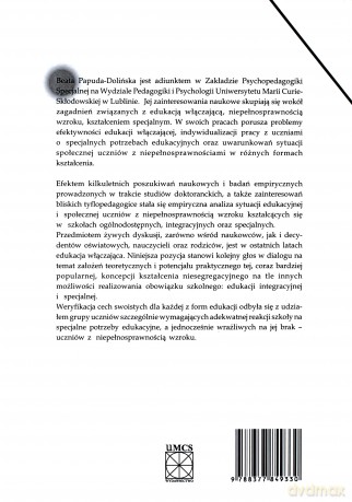 Dziecko z niepełnosprawnością wzroku - Beata Papuda-Dolińska [KSIĄŻKA]