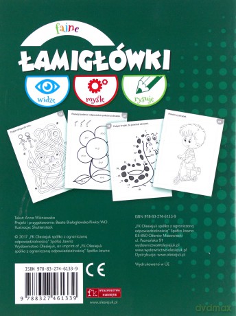 Fajne łamigłówki - Anna Wiśniewska [KSIĄŻKA]