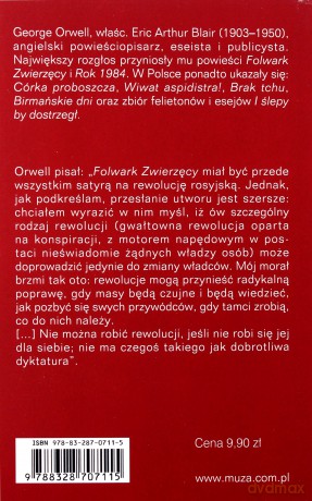 Folwark Zwierzęcy (pocket) - George Orwell [KSIĄŻKA]