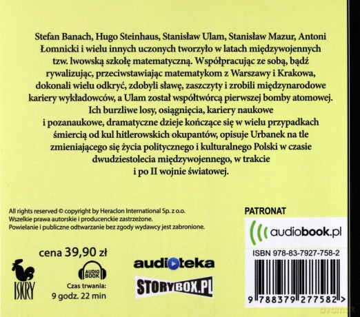 Genialni Lwowska szkoła matematyczna - Mariusz Urbanek [AUDIOBOOK]