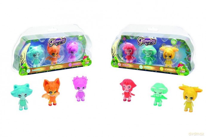 Glimmies 3 Figurki, różne rodzaje [FIGURKA]