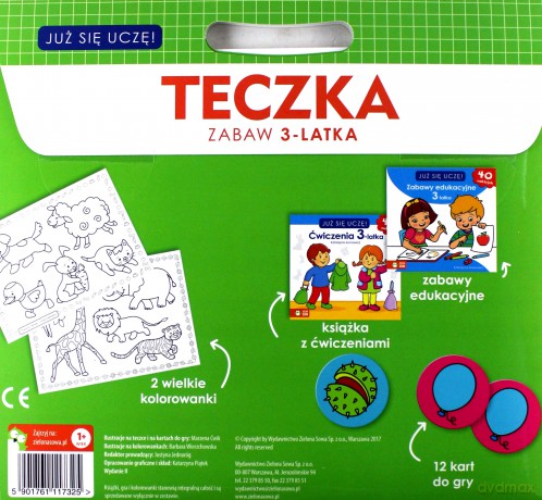 Już się uczę. Teczka zabaw 3-latka [KSIĄŻKA]