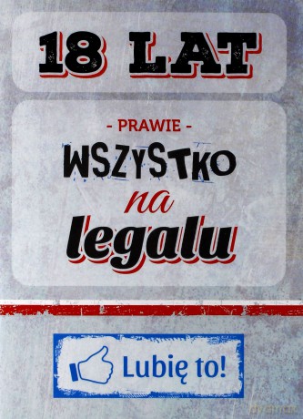 Karnet okolicznościowy. 18-nastka MIX [KSIĄŻKA]