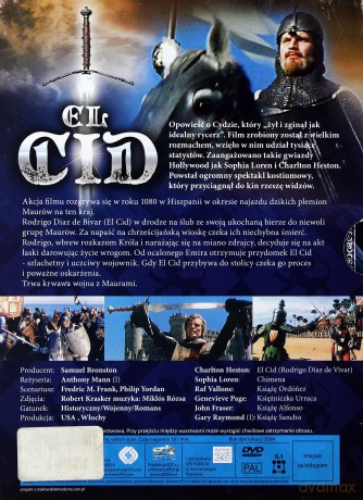 El Cid (Cyd) [DVD]