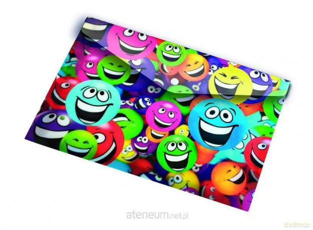 Koperta A4 na napę z nadrukiem Smile