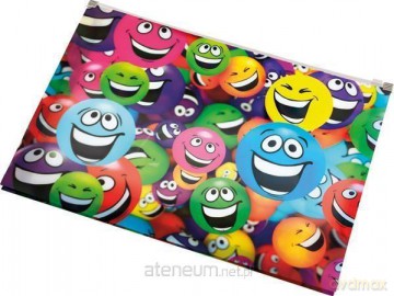 Koperta z nadrukiem zip A4 PP Smile