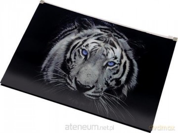 Koperta z nadrukiem zip A4 PP Tiger