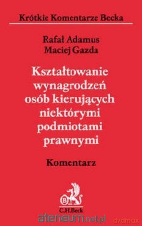 Kształtowanie wynagrodzeń osób kierujących - Rafał Adamus, Maciej Gazda [KSIĄŻKA]