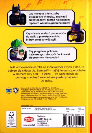 LEGO Batman Movie. Batman radzi,jak być fajnym [KSIĄŻKA]
