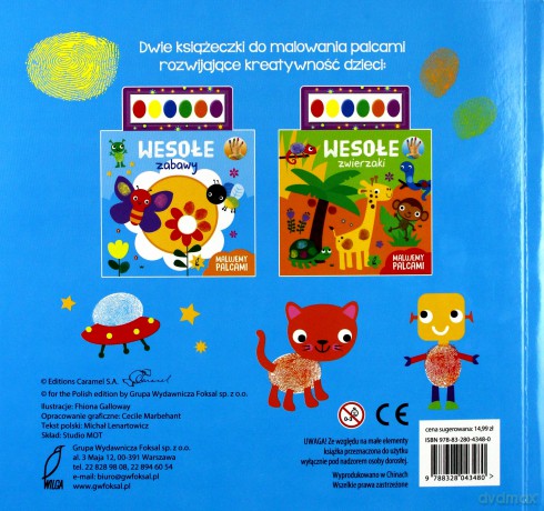 Malujemy palcami. Wesołe zabawy [KSIĄŻKA]