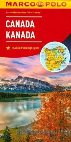 Mapa Marco Polo - Kanada 1:4 000 000