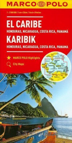 Mapa Marco Polo - Karaiby 1:2 500 000
