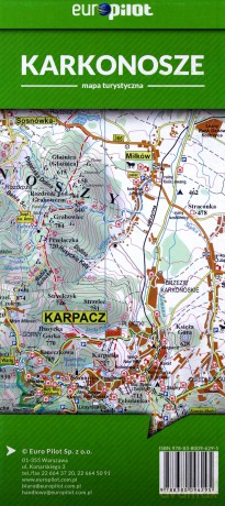 Mapa turystyczna. Karkonosze 1:40000