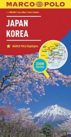 Mapa ZOOM System. Japonia...1:2000000