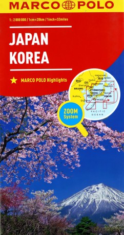 Mapa ZOOM System. Japonia...1:2000000