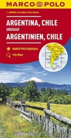 Mapy kontynentalne Argentyna...1:4000000