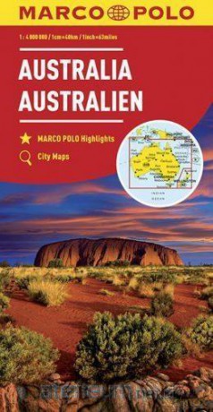 Mapy kontynentalne Australia 1:4000000