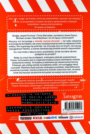 Metoda czarnej skrzynki - Matthew Syed [KSIĄŻKA]