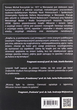 Milczenie i lament. Szkice z socjologii śmierci - Tomasz Michał Korczyński [KSIĄŻKA]