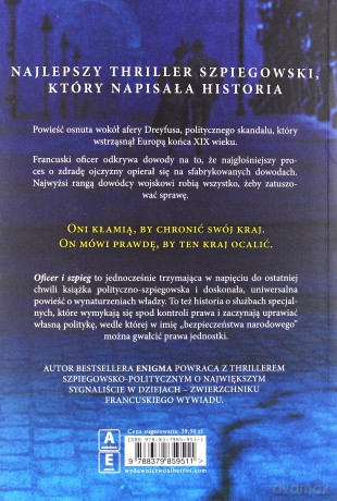 Oficer i szpieg - Robert Harris [KSIĄŻKA]