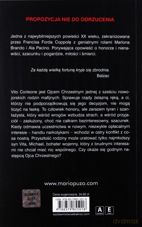 Ojciec chrzestny - Mario Puzo [KSIĄŻKA]