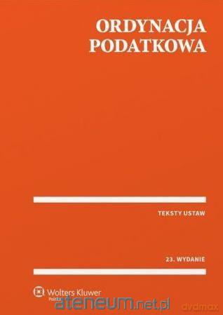 Ordynacja podatkowa [KSIĄŻKA]
