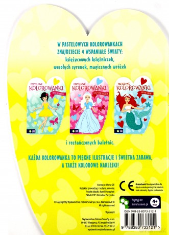 Pastelowe kolorowanki. Roztańczone baletnice [KSIĄŻKA]