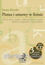 Pisma i umowy w firmie - Iwona Kienzler [KSIĄŻKA]