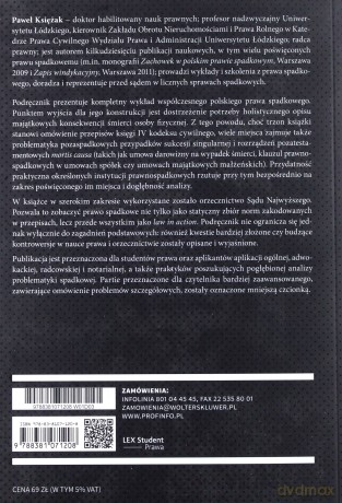Prawo spadkowe - Paweł Księżak [KSIĄŻKA]