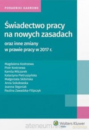 Świadectwo pracy na nowych zasadach [KSIĄŻKA]