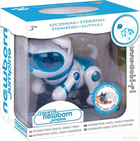 Teksta New Born. Skaczący robopiesek
