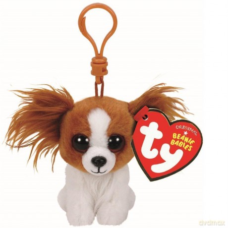 Ty Beanie Babies Barks - Brązowy Pies - Brelok