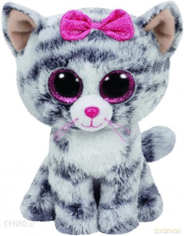 Ty Beanie Boos Kiki - szary kot 24 cm