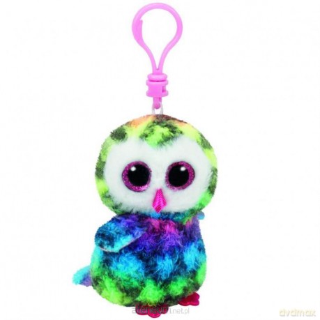 Ty Beanie Boos Owen - Wielobarwna Sowa - Brelok