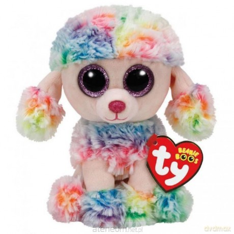 Ty Beanie Boos Rainbow - Wielobarwny Pudel 24 cm