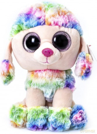 Ty Beanie Boos Rainbow - Wielobarwny Pudel 24 cm