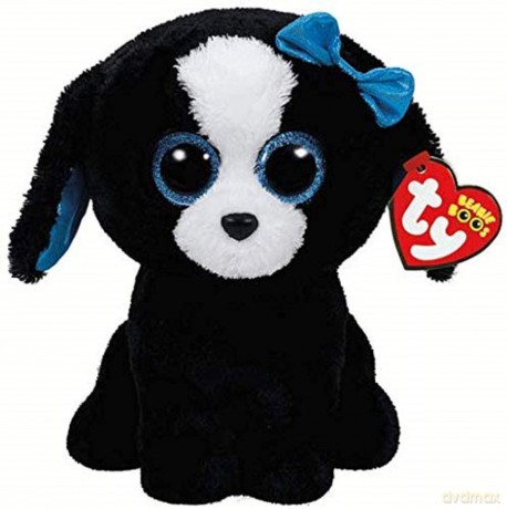 Ty Beanie Boos Tracey - czarno-biały pies 24 cm