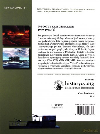 U-Booty Kriegsmarine 1939-1945 - Gordon Williamson [KSIĄŻKA]