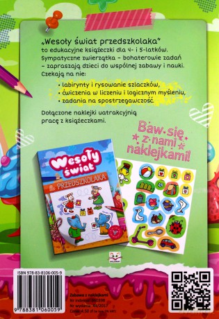 Wesoły świat przedszkolaka od 5 lat [KSIĄŻKA]
