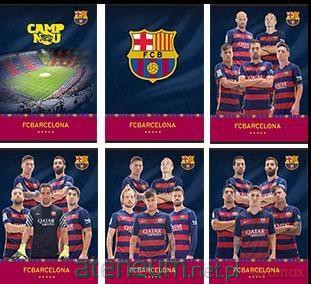 Zeszyt A4/54 linia FC Barcelona 80g (10 szt)