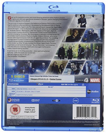 Marvel's Agent of S.H.I.E.L.D. Season 3 (Agenci Tarczy Sezon 3) [5Blu-Ray]