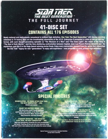 Star Trek: The Next Generation Season 1-7 (Star Trek: Następne Pokolenie Sezon 1-7) [BOX] [41xBlu-Ray]