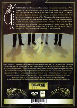 Mastodon: Workhorse Chronicles (digipack) [DVD]