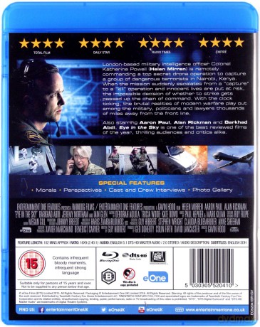 Eye in the Sky (Niewidzialny wróg) [Blu-Ray]
